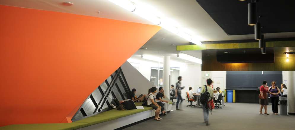 modern university library fit out