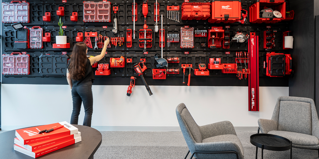 Milwaukee tools Modern office design