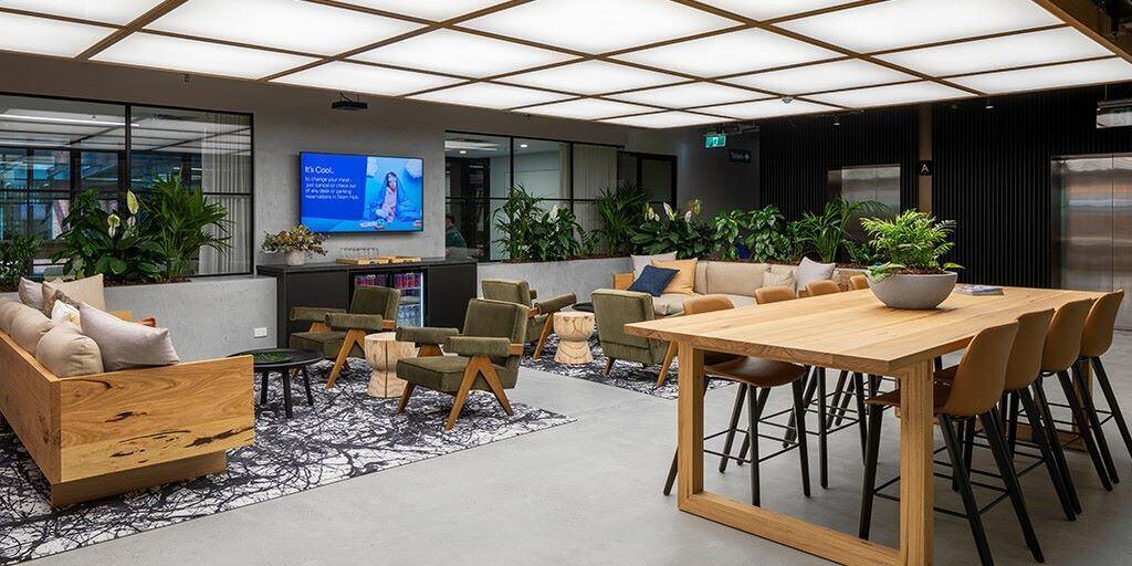 hybrid office interior design in Melbourne
