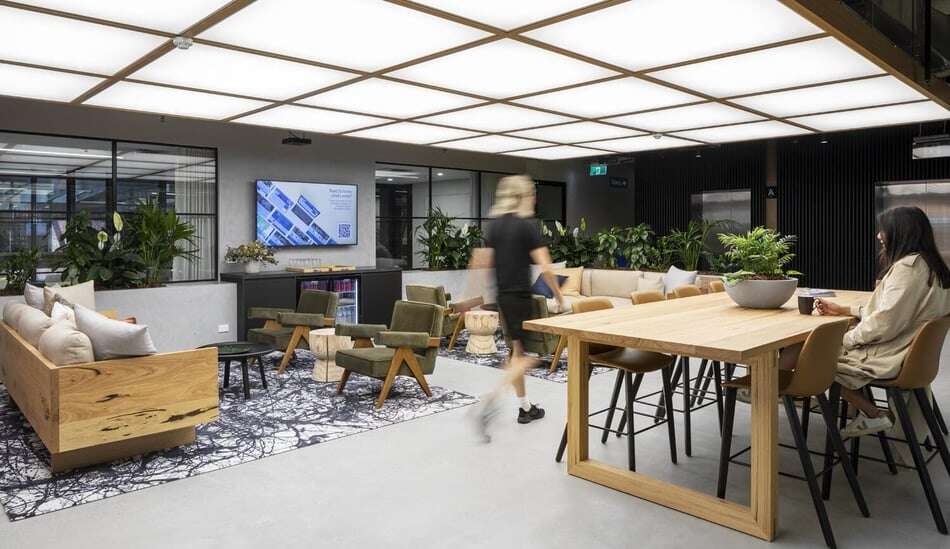 a sustainable office refurbishment in Melbourne
