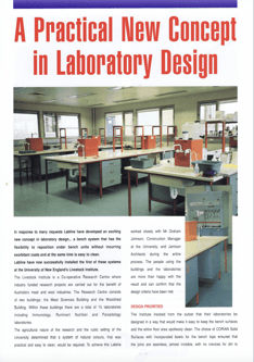 Practical new Concept in Lab Design