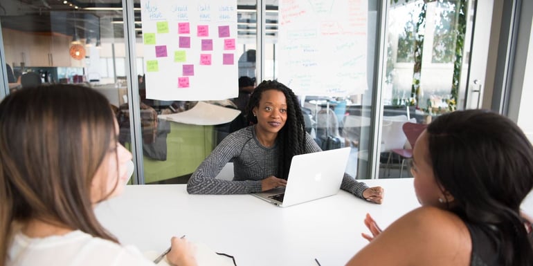 Team Meeting in Conference Room ESG into Workplace Strategy