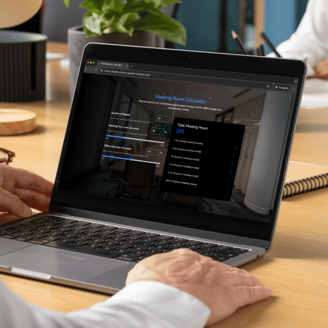 Meeting Room Calculator Mockup