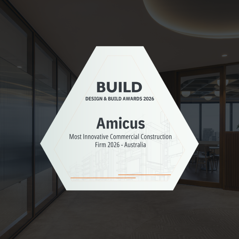 Amicus - 2026 Design and Build Award - Australia Most Innovative Construction Firm