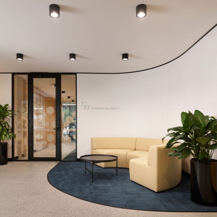 breakout space in modern workplace