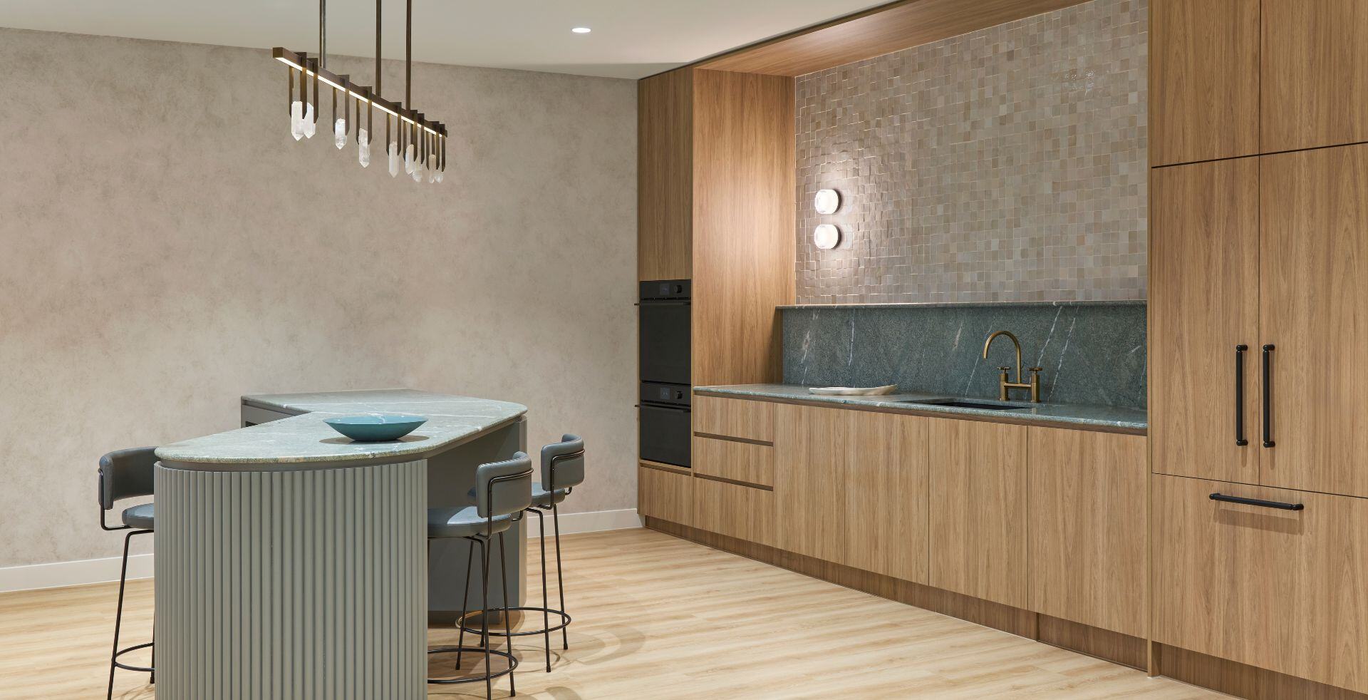 luxe office kitchen design