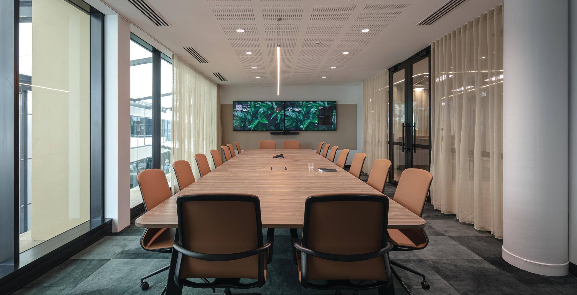 modern boardroom fitout