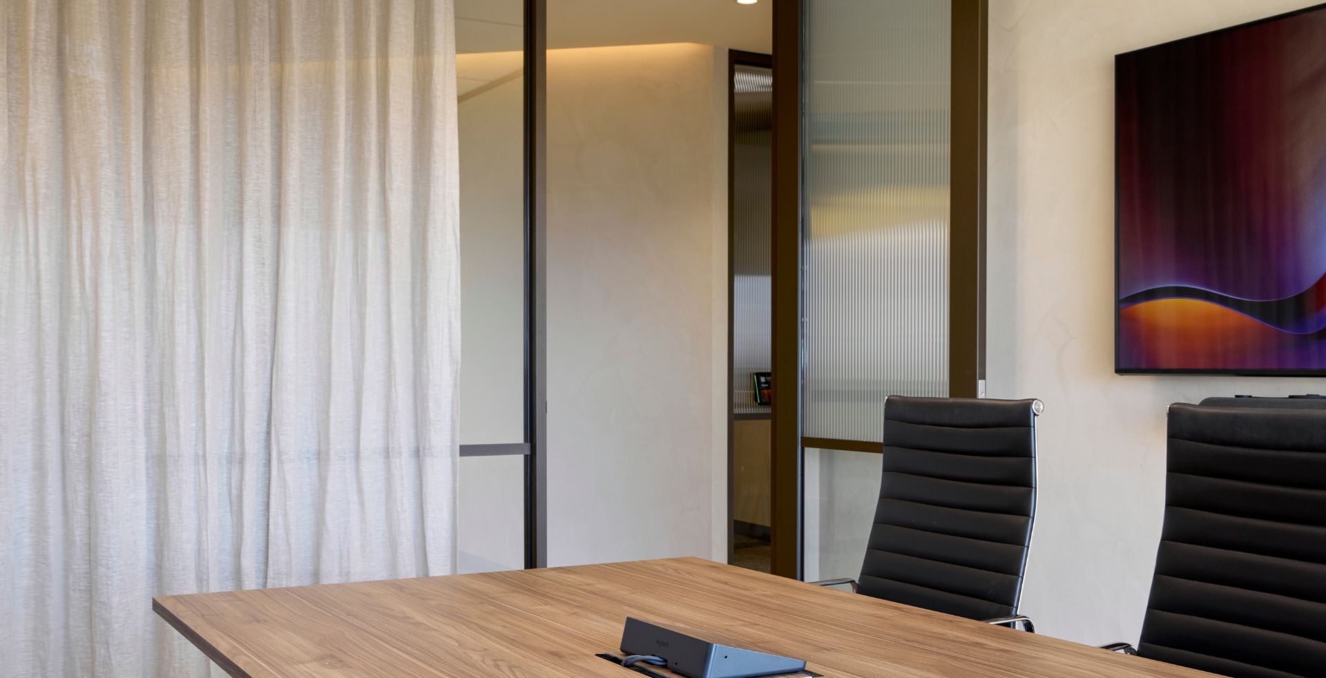Technology Enabled Meeting Room Interior Design