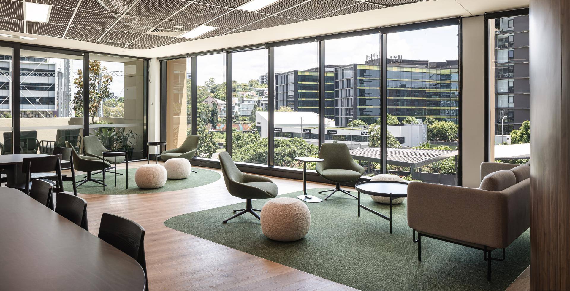 warm and earthy office design