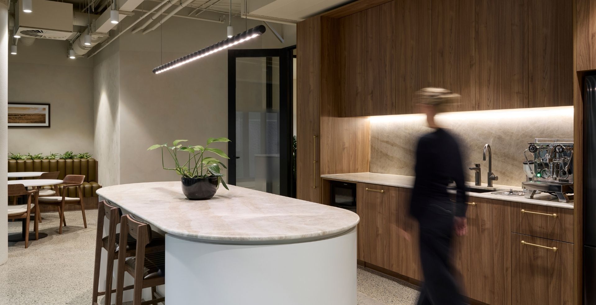 Harmony Foods Modern Breakout Space