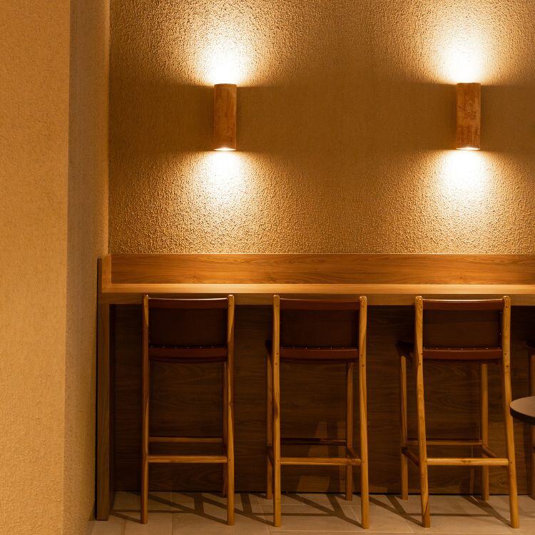 bar style seating in office