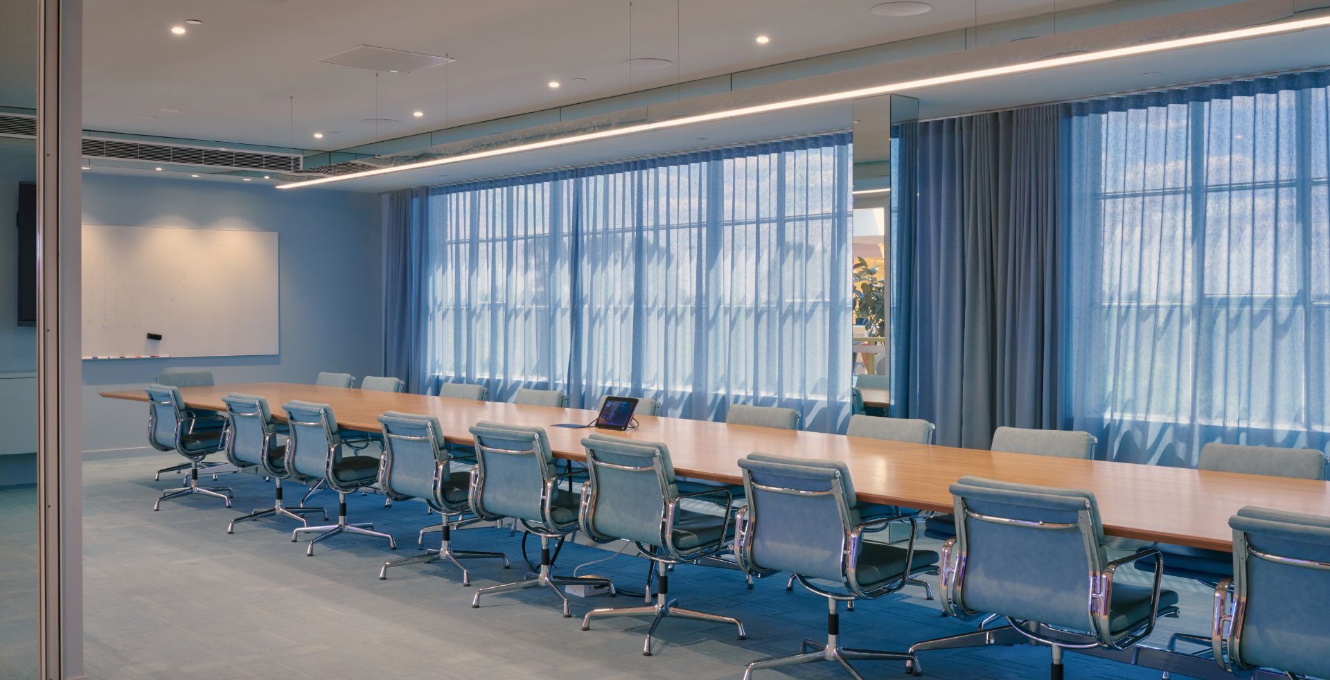 Boardroom with AV technology