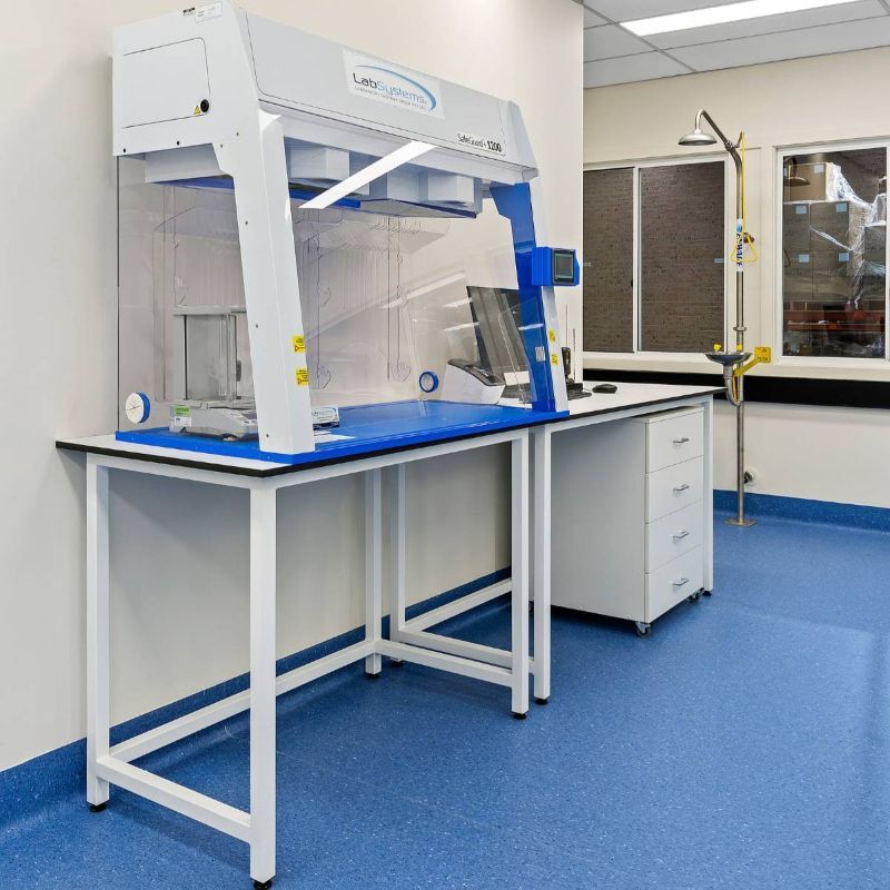 Lab equipment in a sydney lab fitout by Amicus Labline