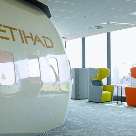 Flight Centre Brisbane office fitout detail
