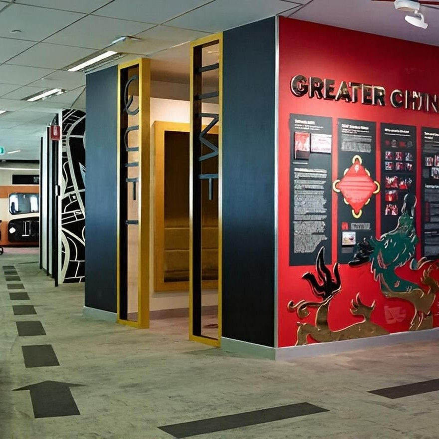 Interior design of flight centre office in brisbane