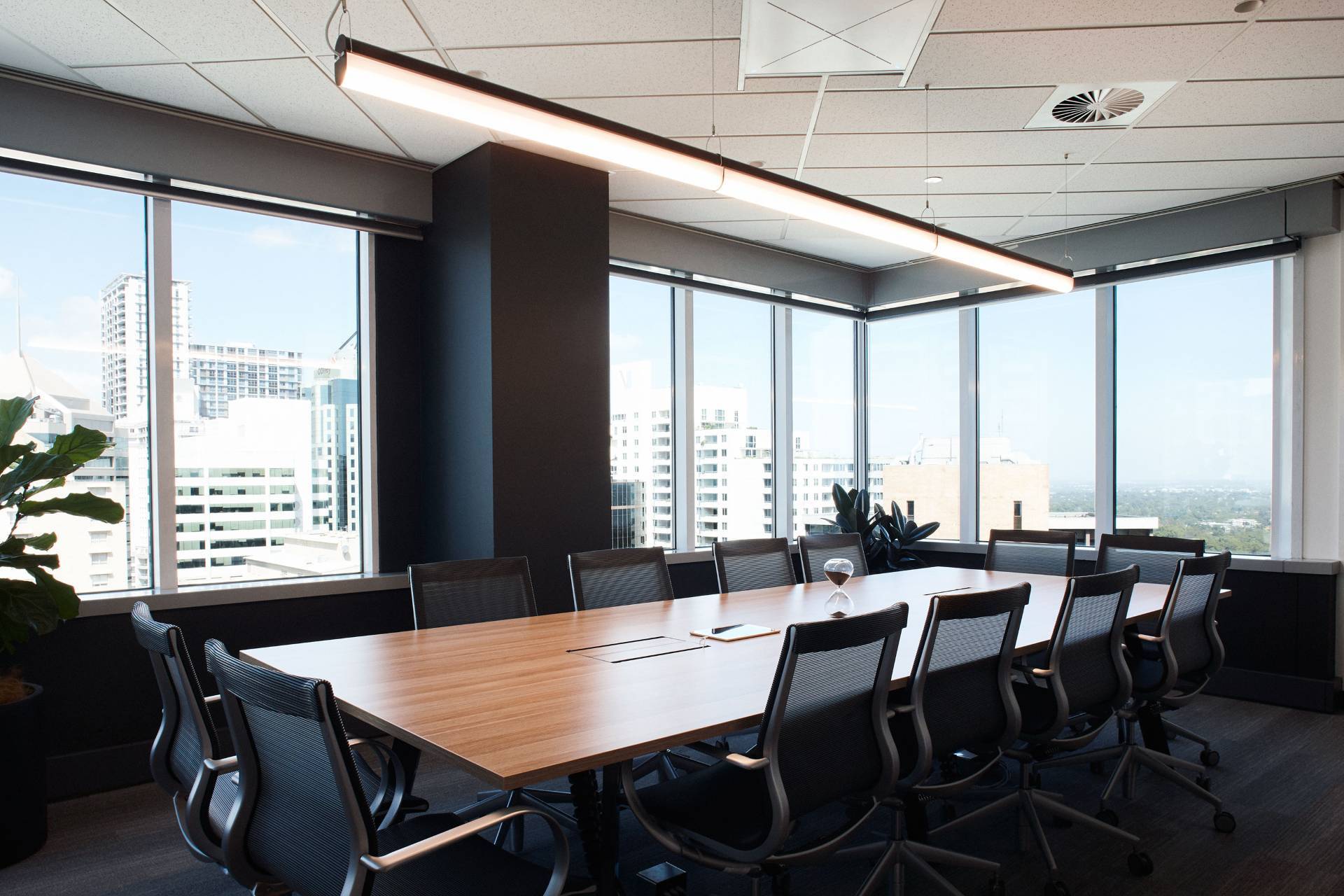 Sennheiser office fitout boardroom detail