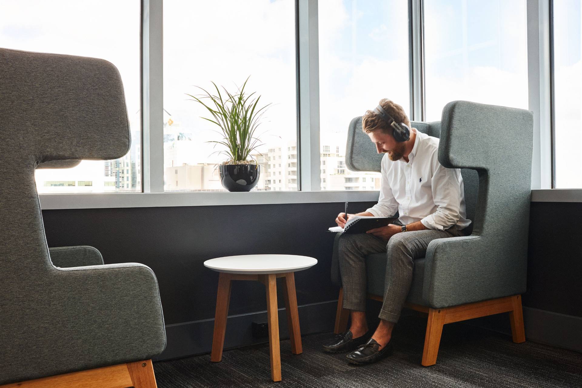 Sennheiser office fitout interior detail