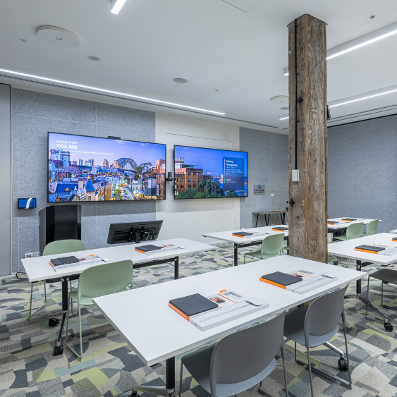 Domain's new office boardroom space in Sydney