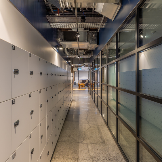 Lockers for Domain fitout in Sydney