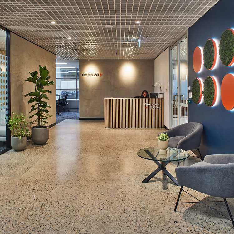 office entrance foyer design