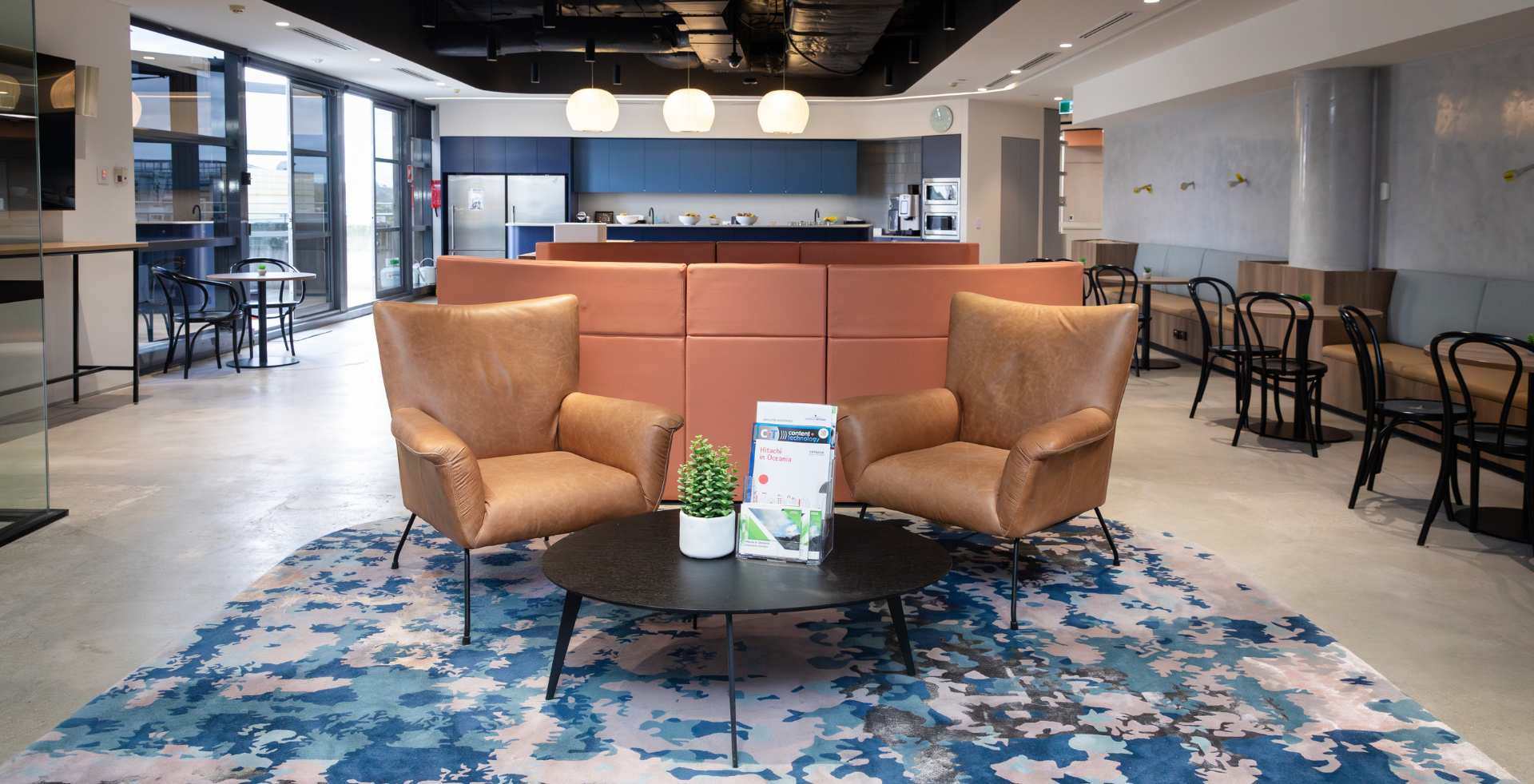 inside a new office fitout in Sydney