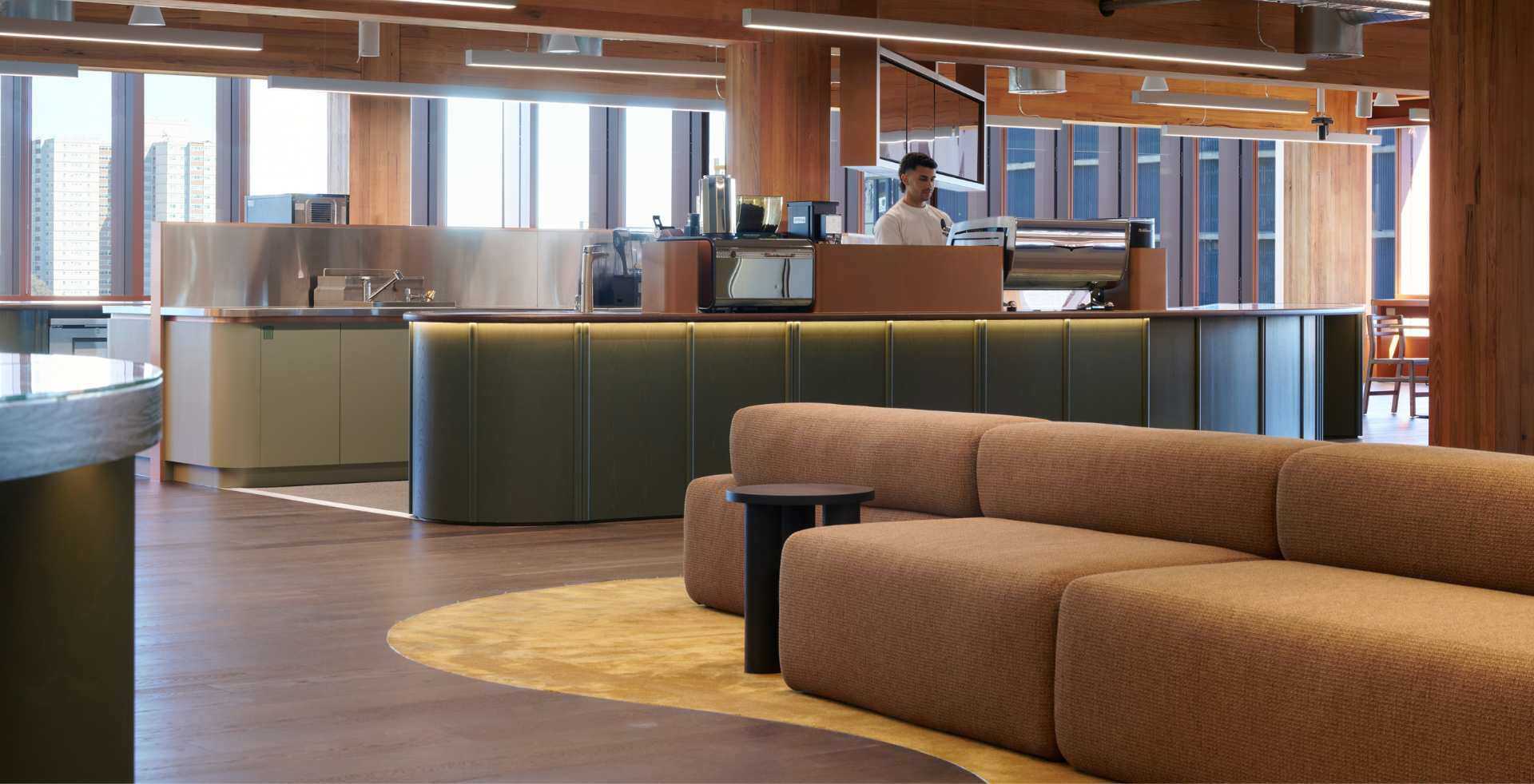modern office cafe design 