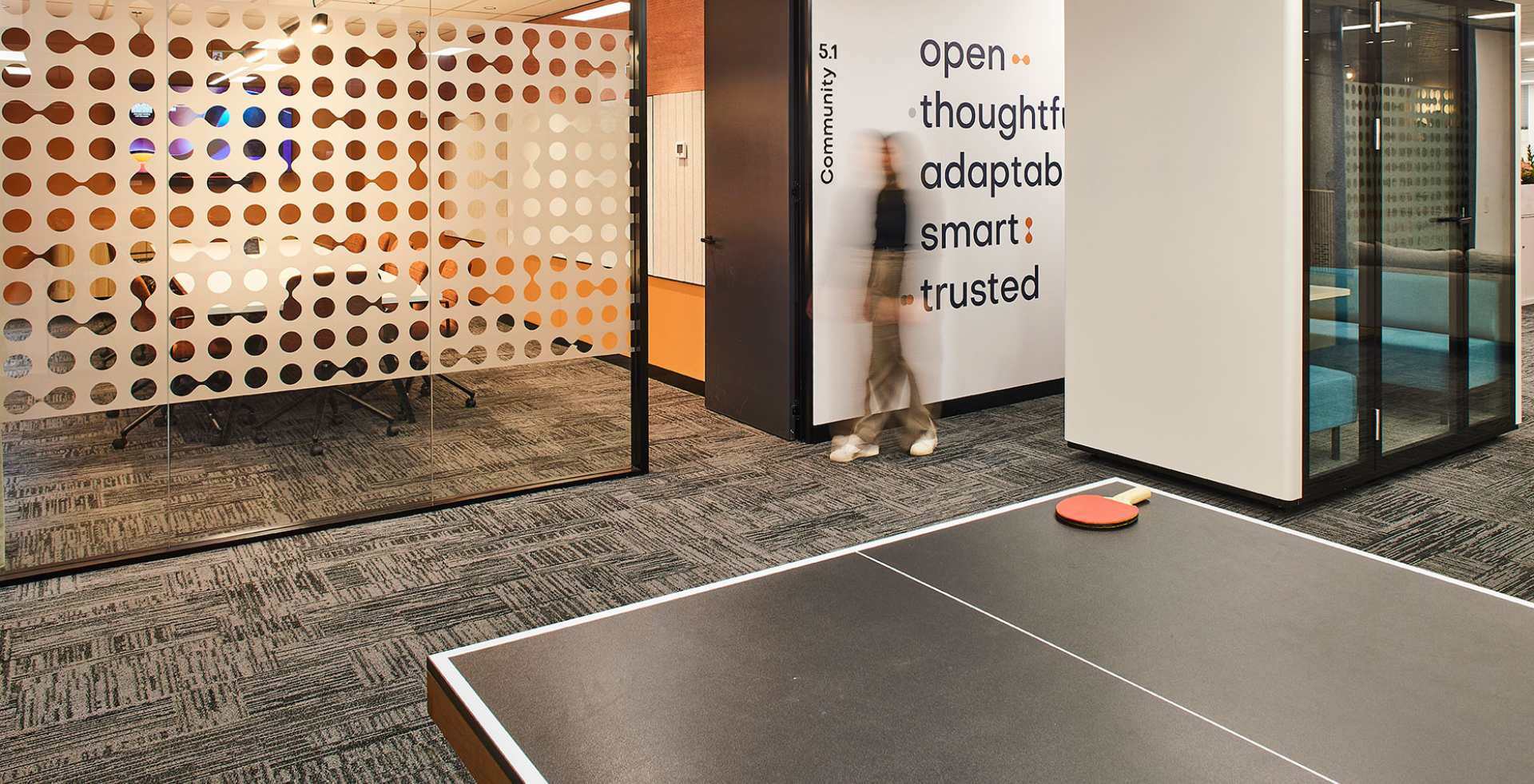games room in office fitout