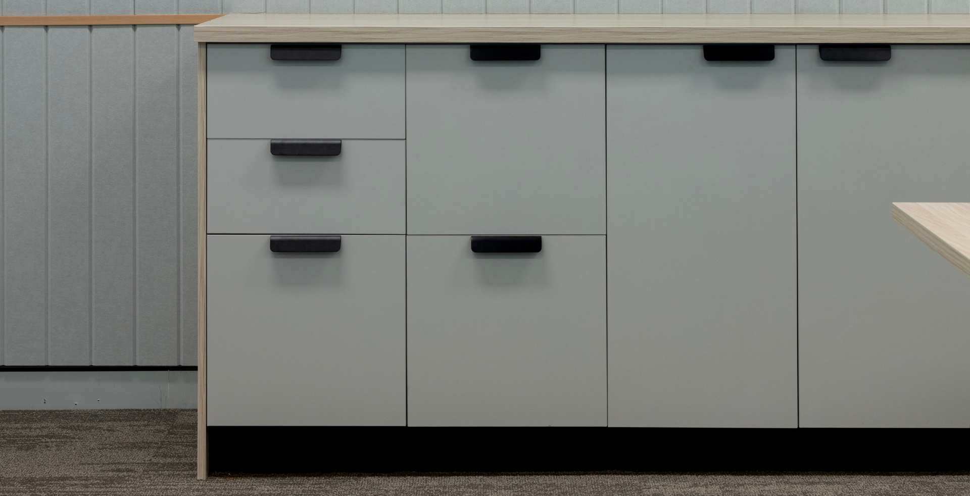 cupboard design in office kitchen