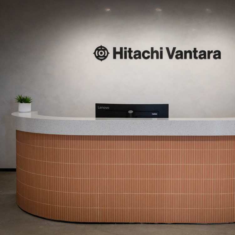 interior design of office reception area 