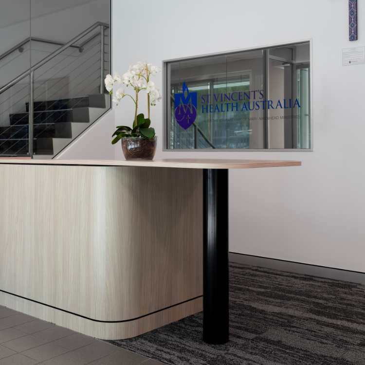 office reception area
