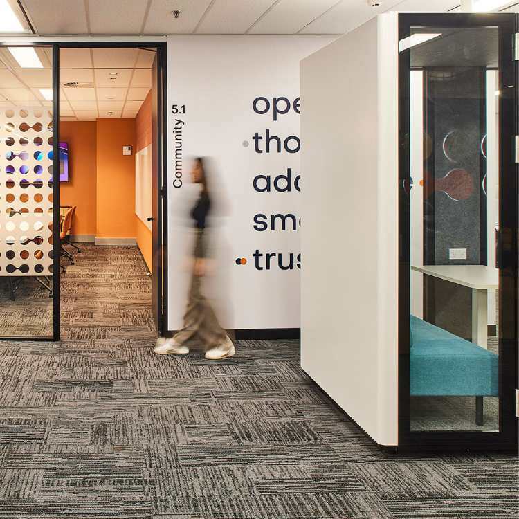 interior design of endava office
