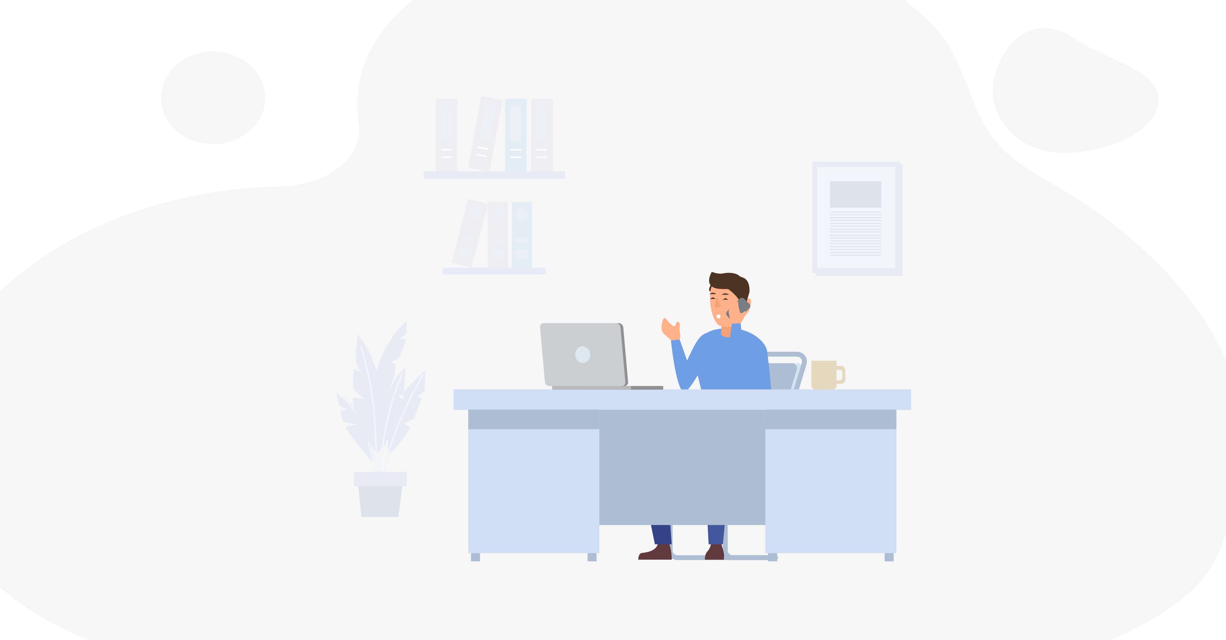 Image of office technology and technology enabled working
