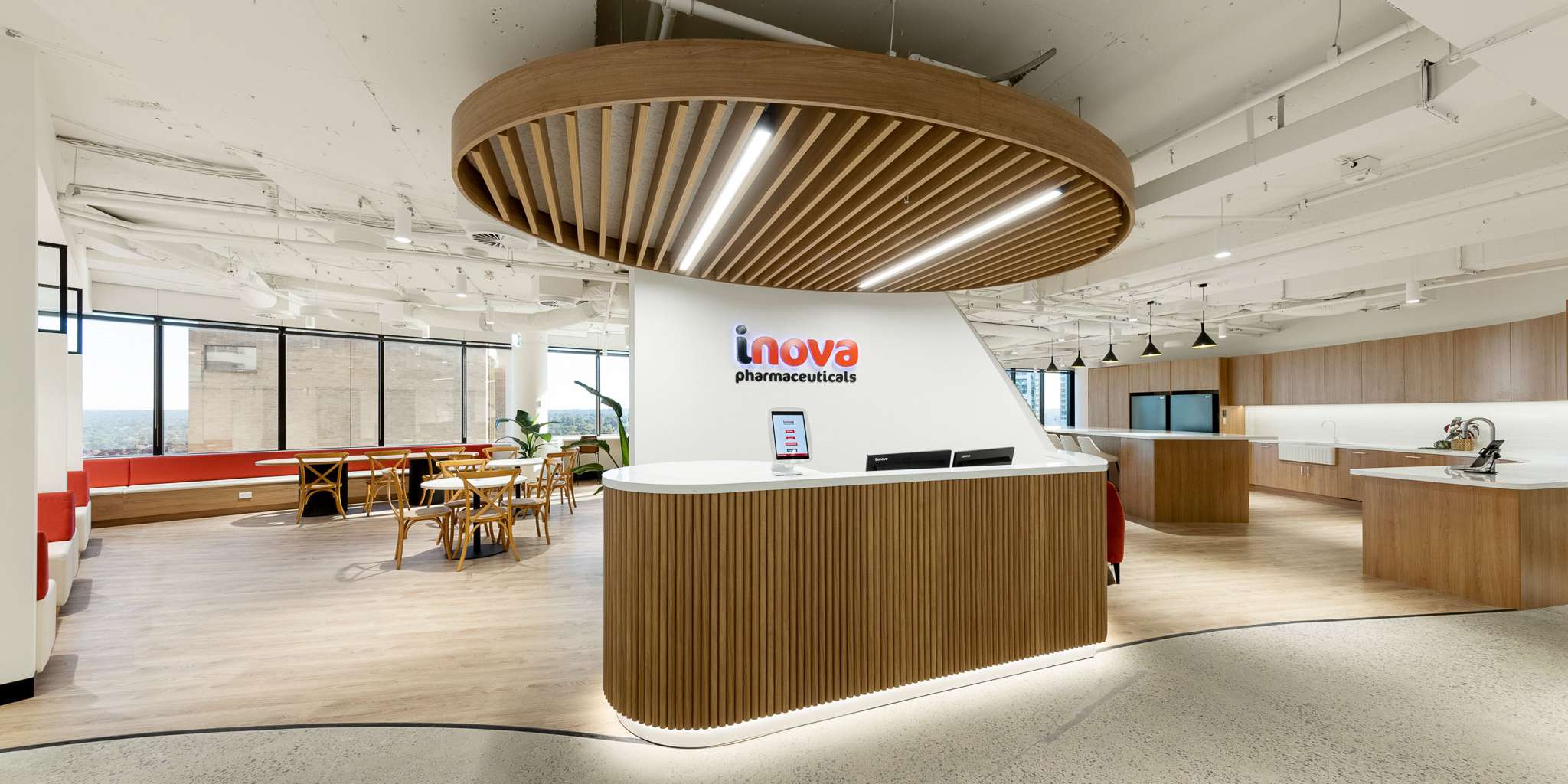 Office design and fitout for iNova Pharmaceuticals 