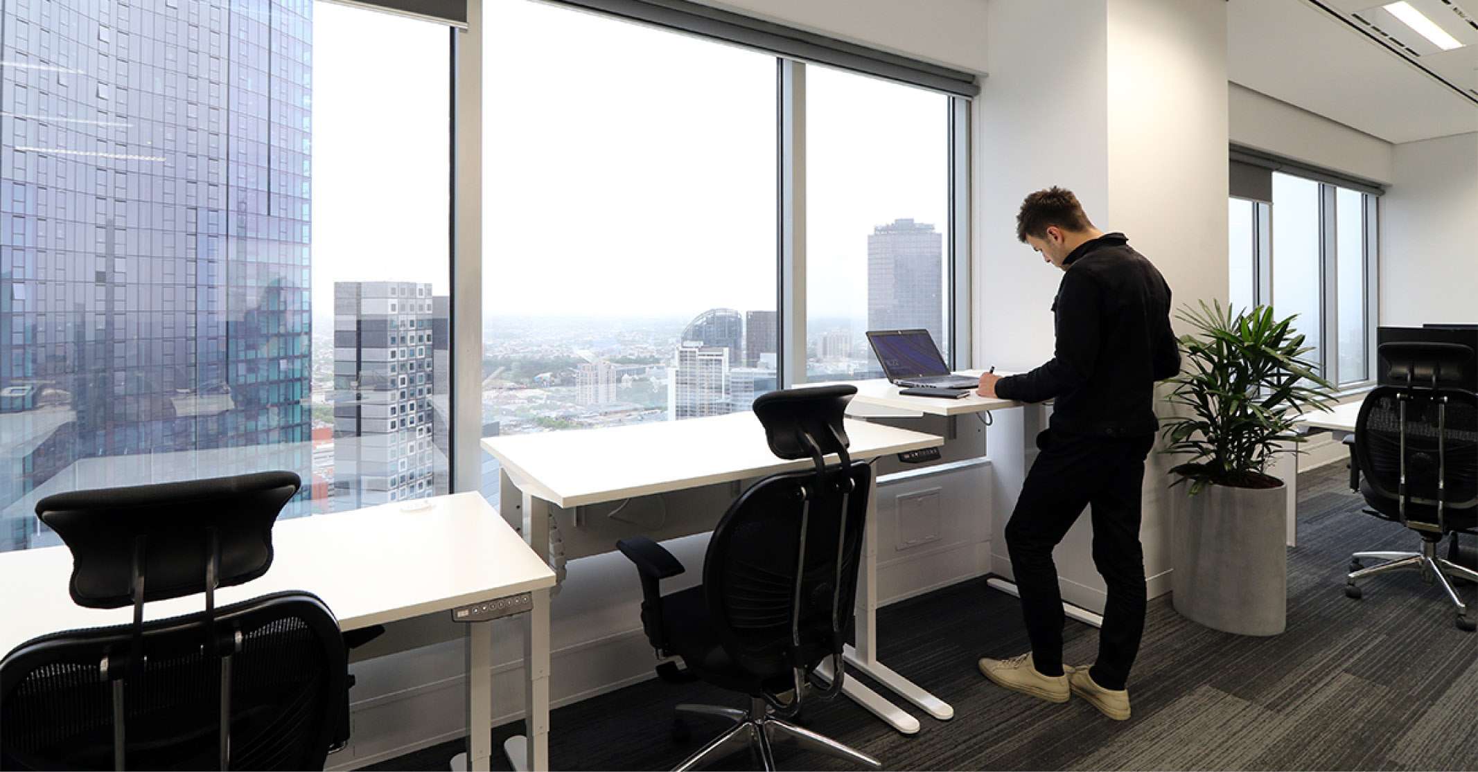 How many desks does my office need 