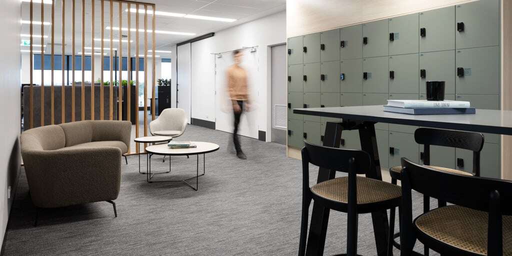 An office designed with hybrid working