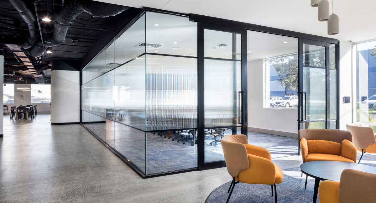 An office using adaptive reuse in its design