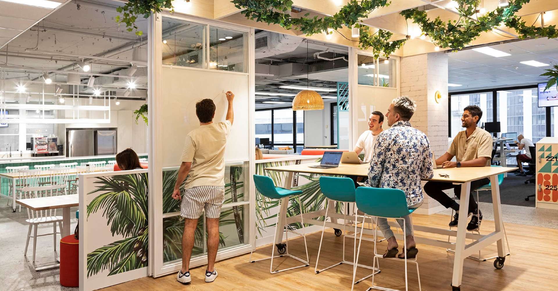 Office design for hybrid working