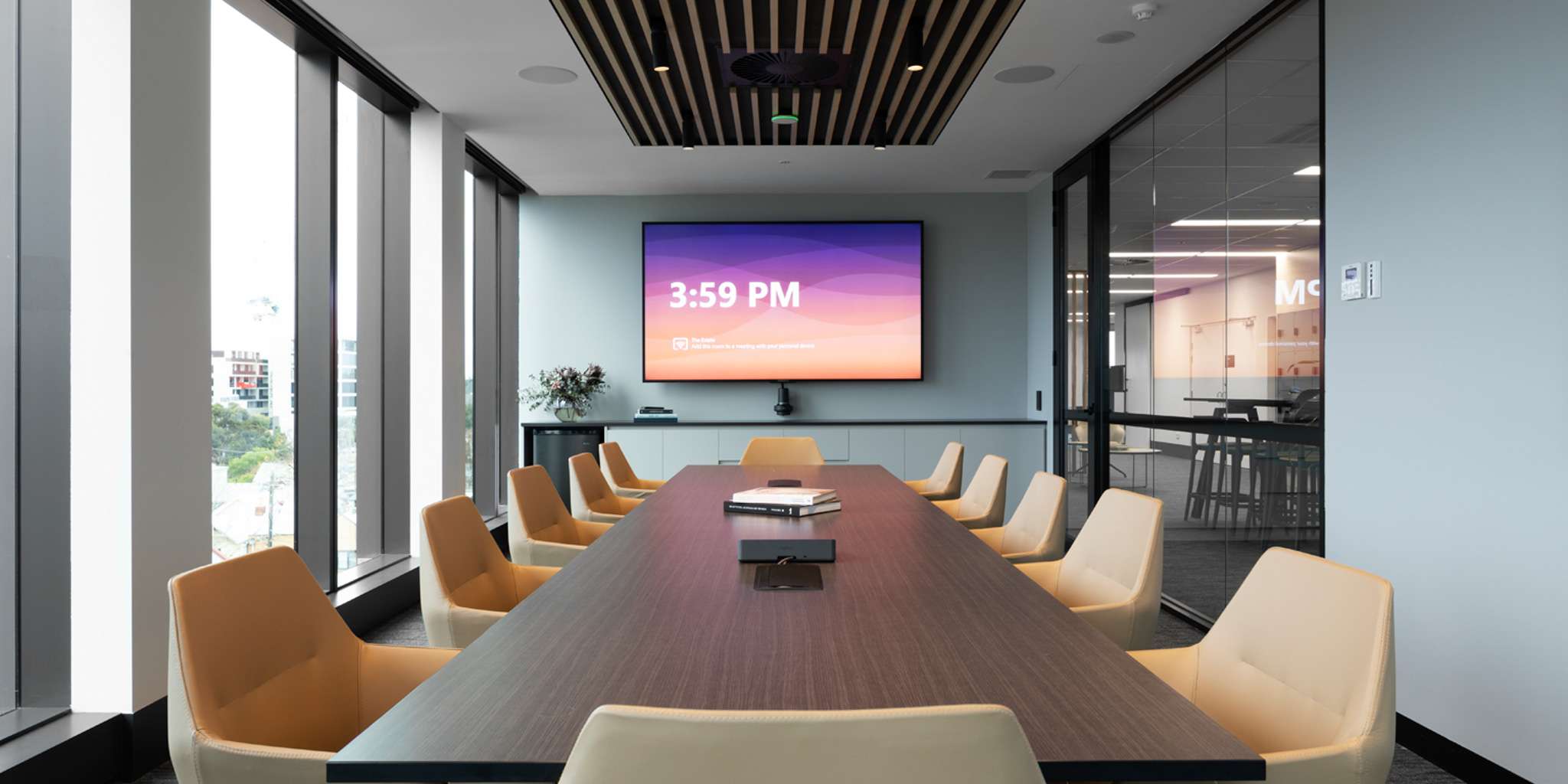 technology in an office fitout