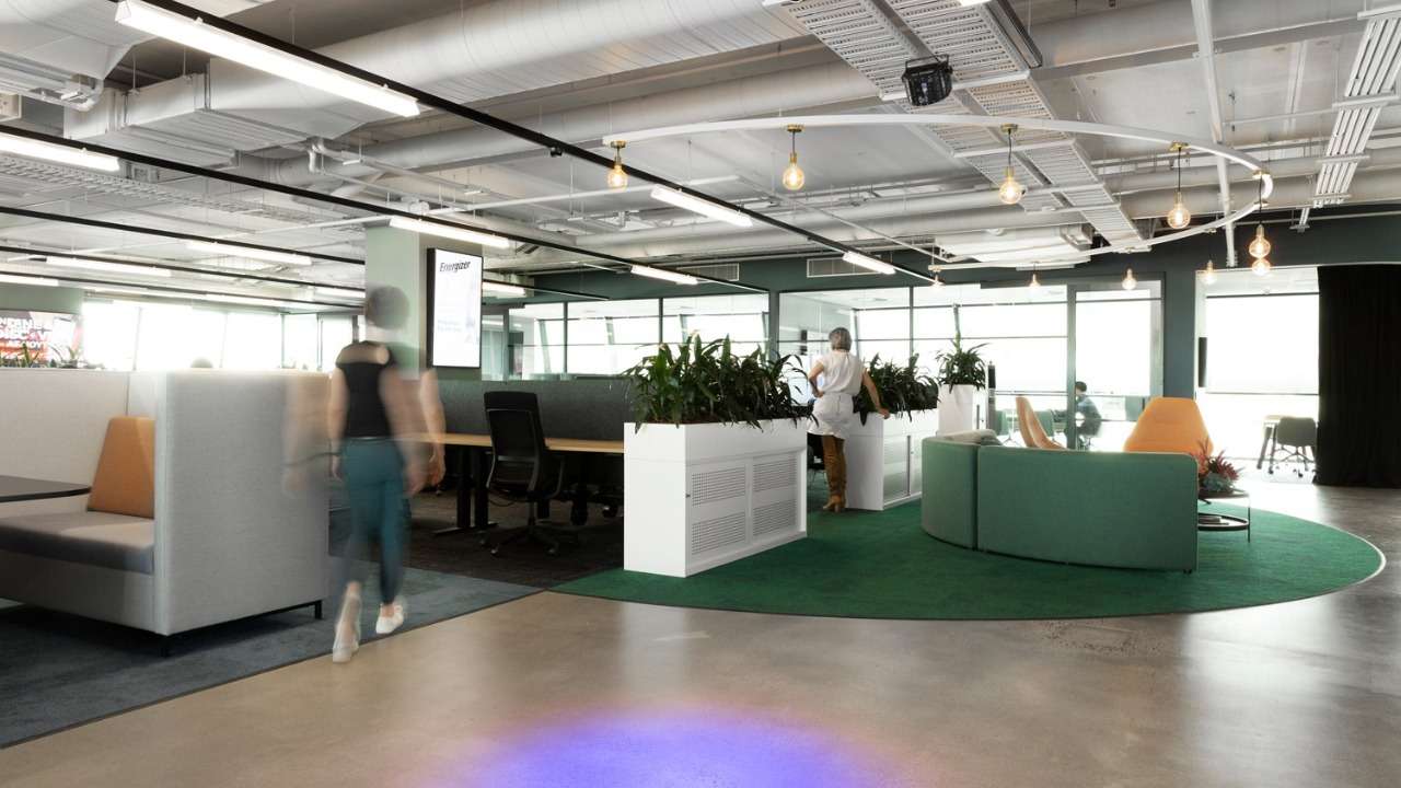 An effective office designed for hybrid working