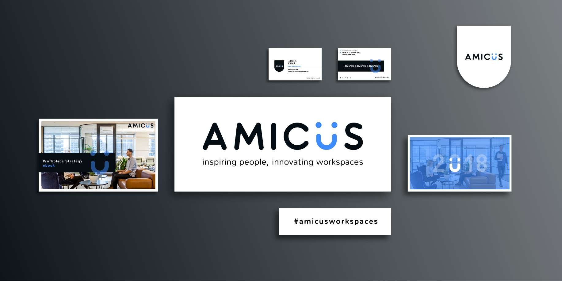 Amicus branding and fitout company brand