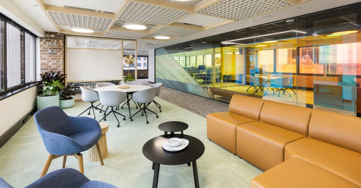 An office designed for activity-based working (ABW)