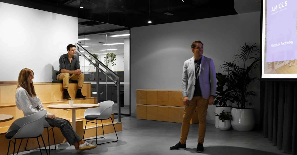 Technology enabled breakout office space