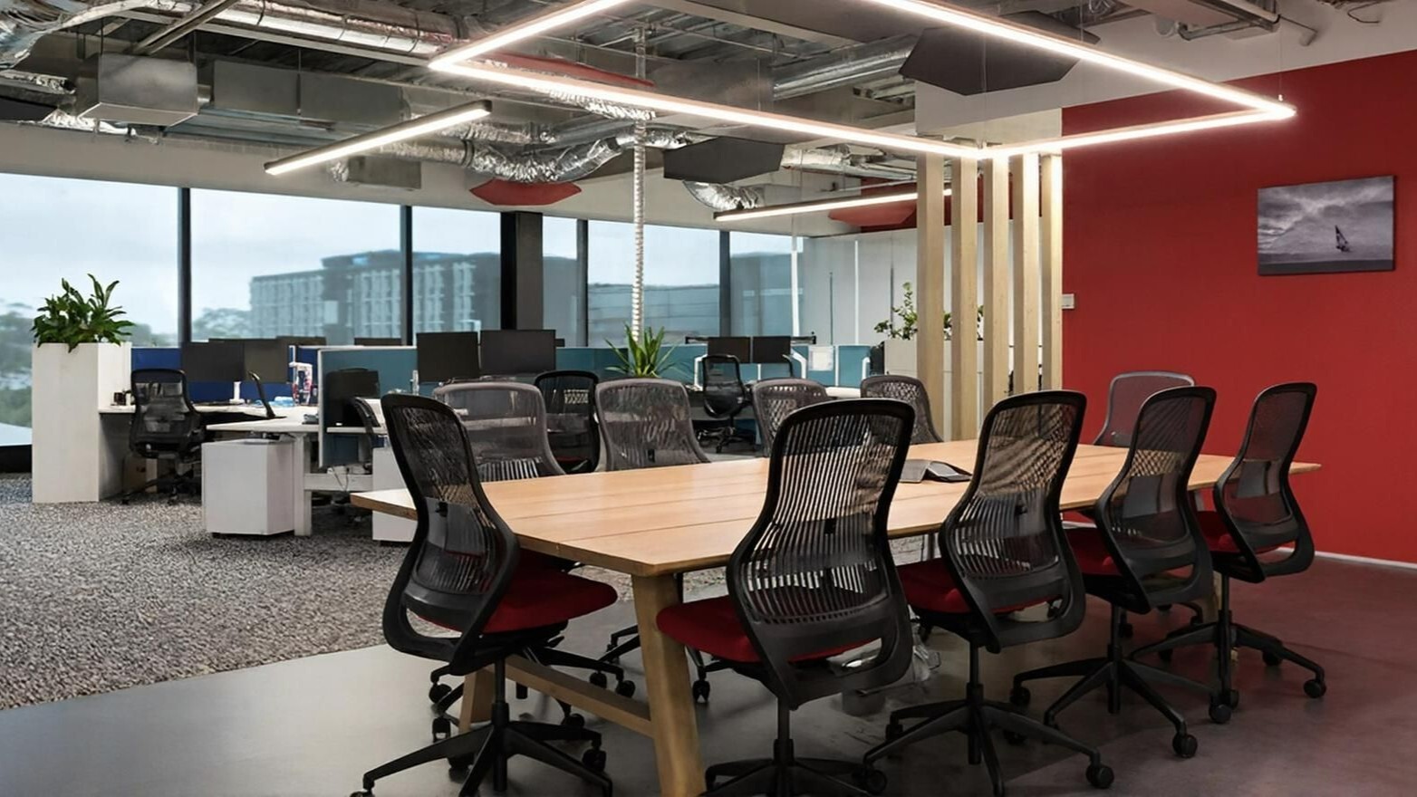 Qantas training office