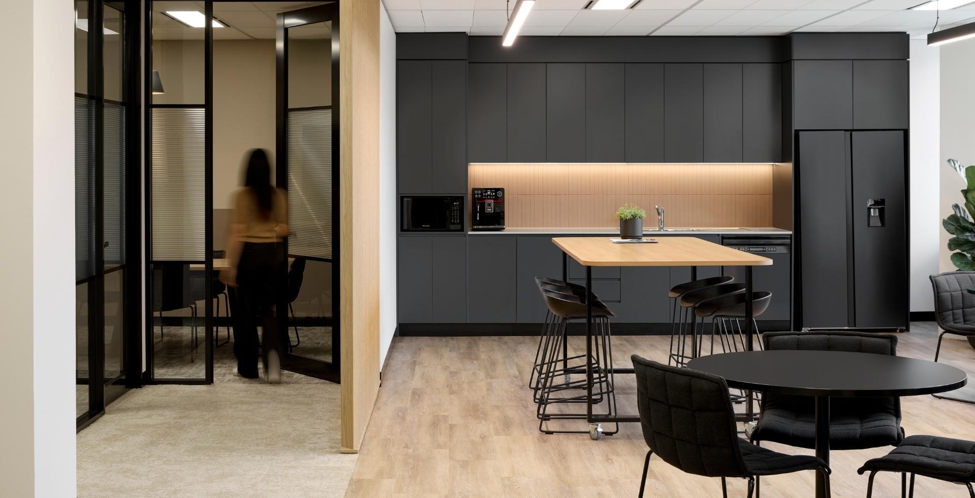 Meeting room and Kitchen breakout zones