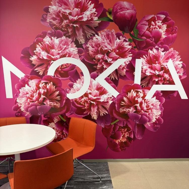 Nokia wall graphic