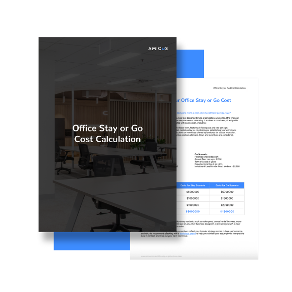 Office Stay or Go Cost Calculation Report