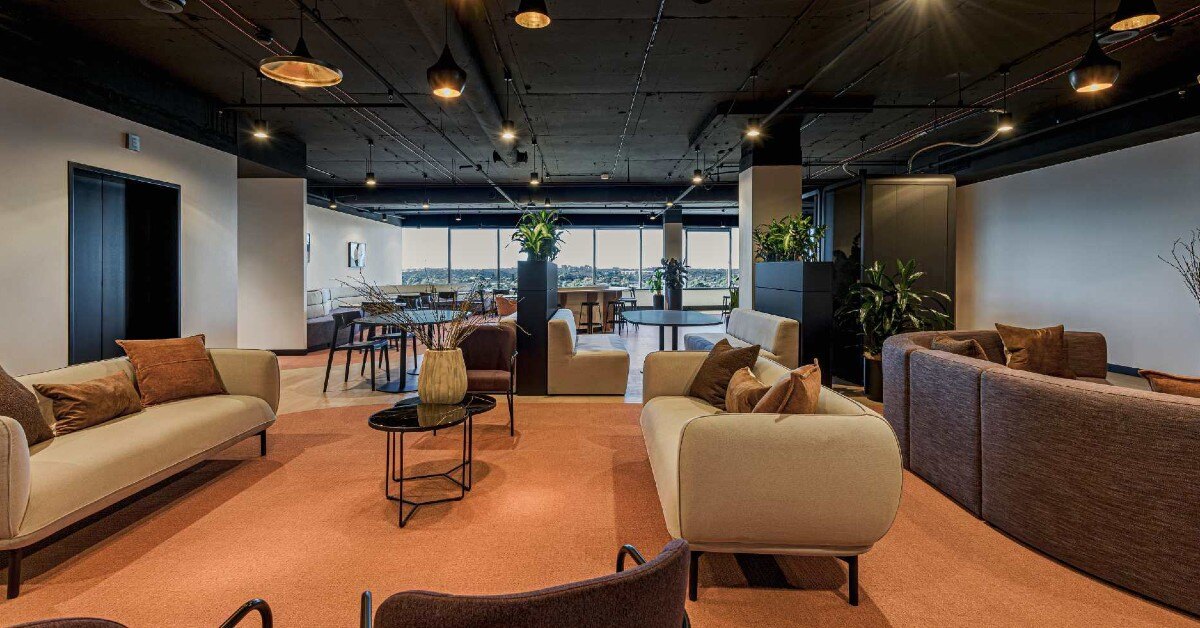 Inside the Savills spec suite in Mascot, Sydney