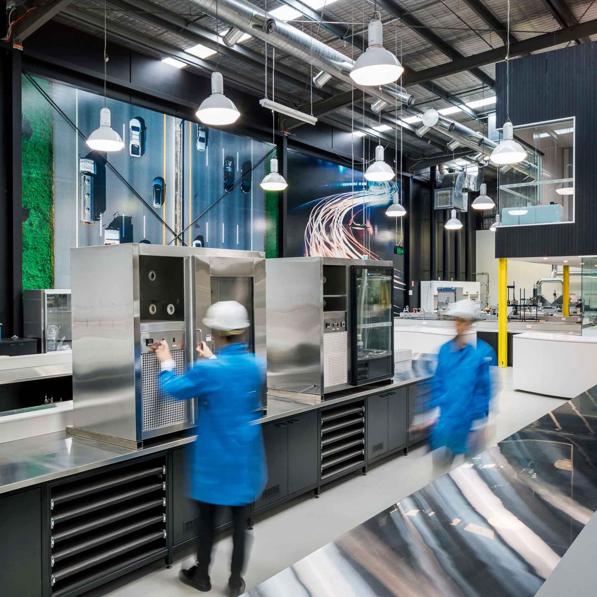 lab workers in ARRB laboratory