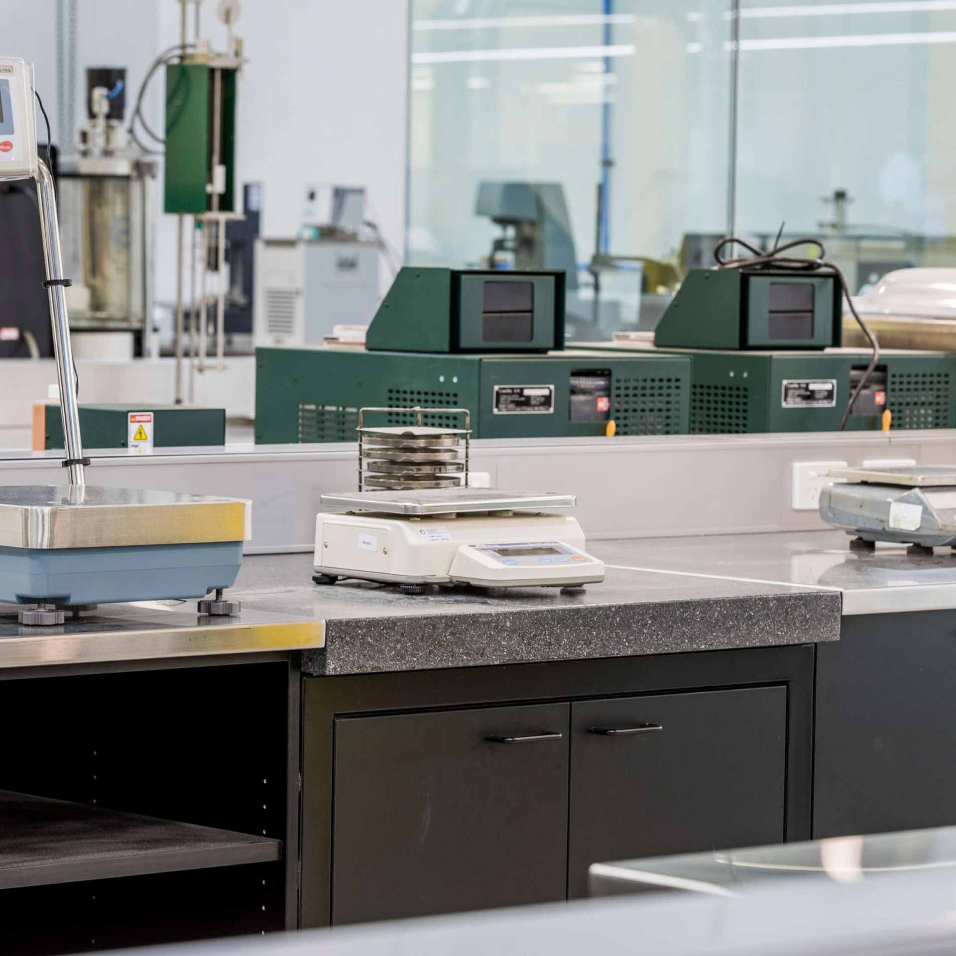 balance bench in laboratory