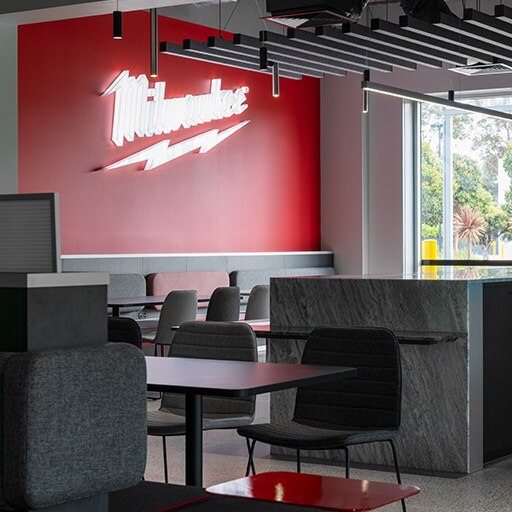 A seating area for Milwaukee employees.